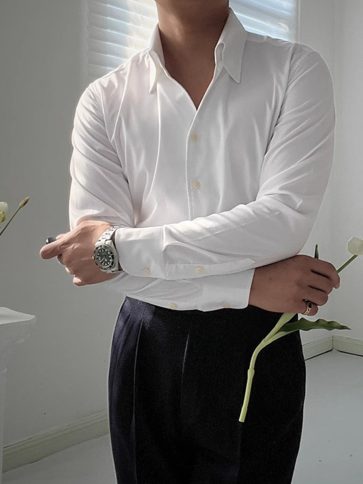 Premium skreddersydd dressskjorte