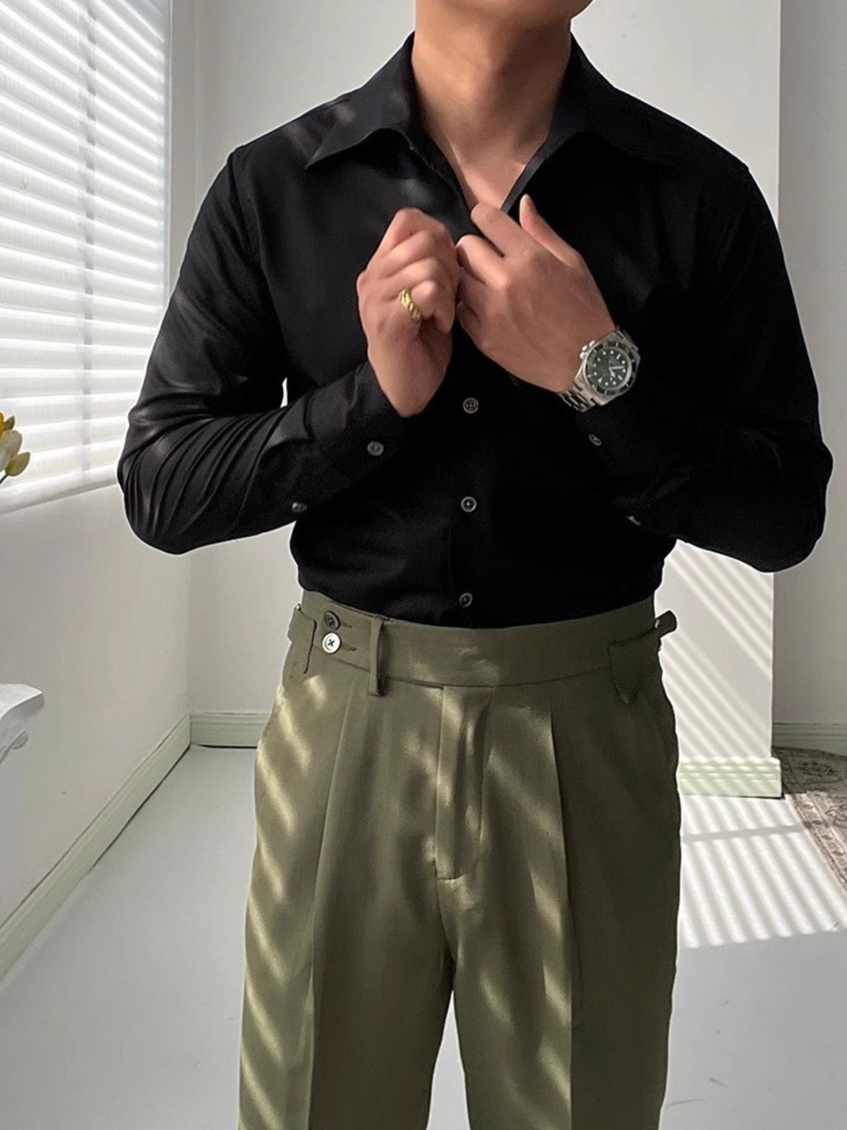 Premium skreddersydd dressskjorte
