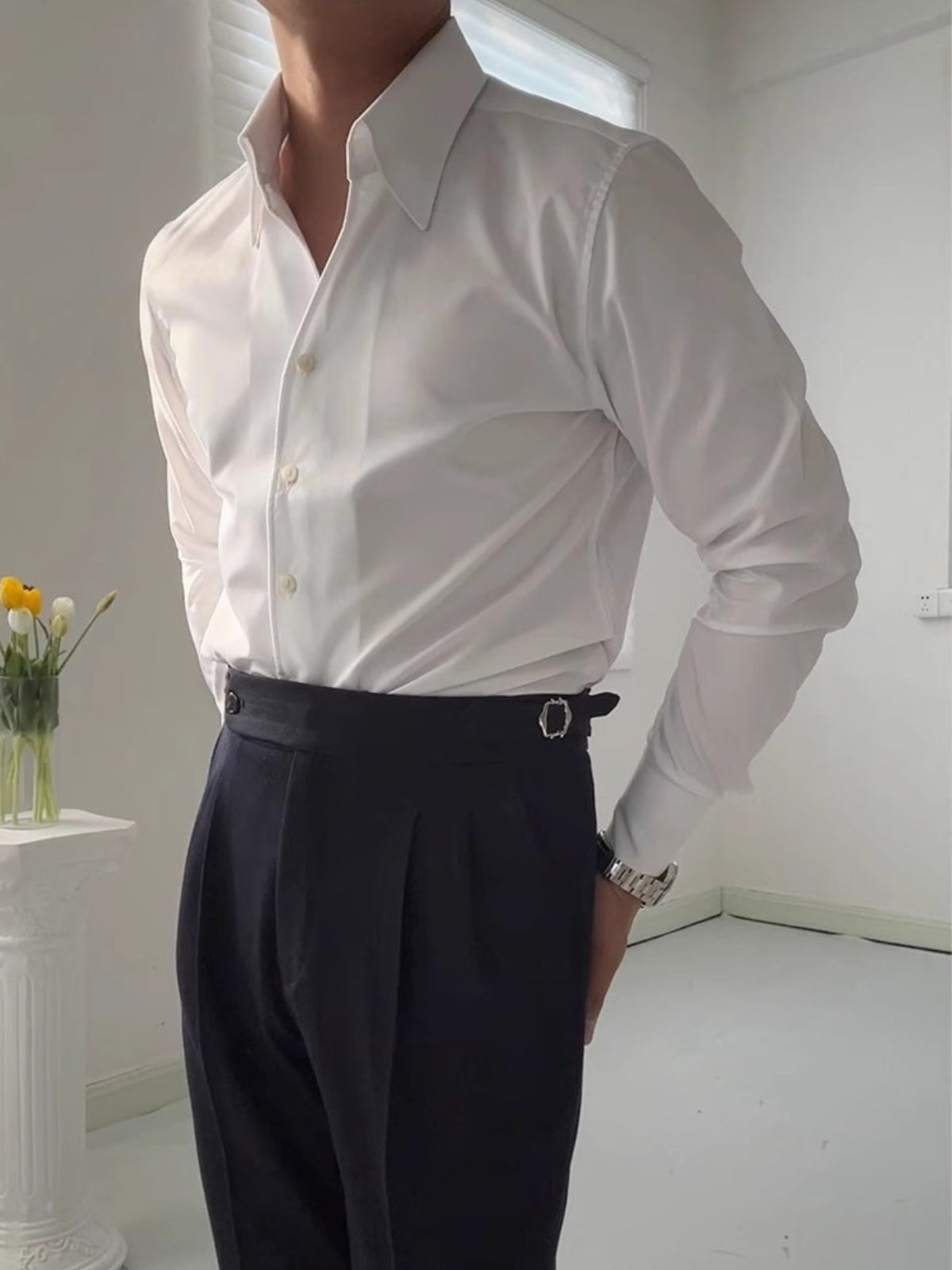 Premium skreddersydd dressskjorte