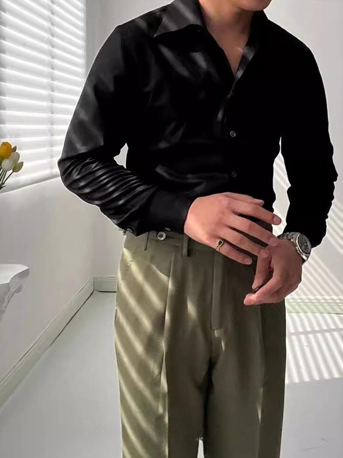 Premium skreddersydd dressskjorte