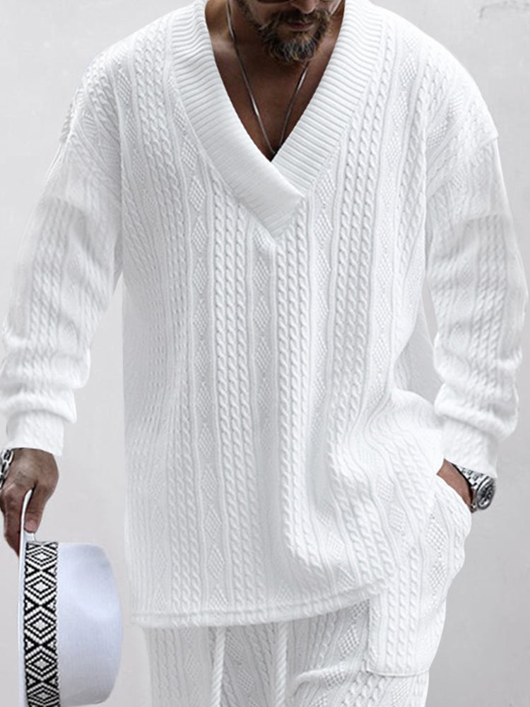 Athleisure Cable Jacquard szett