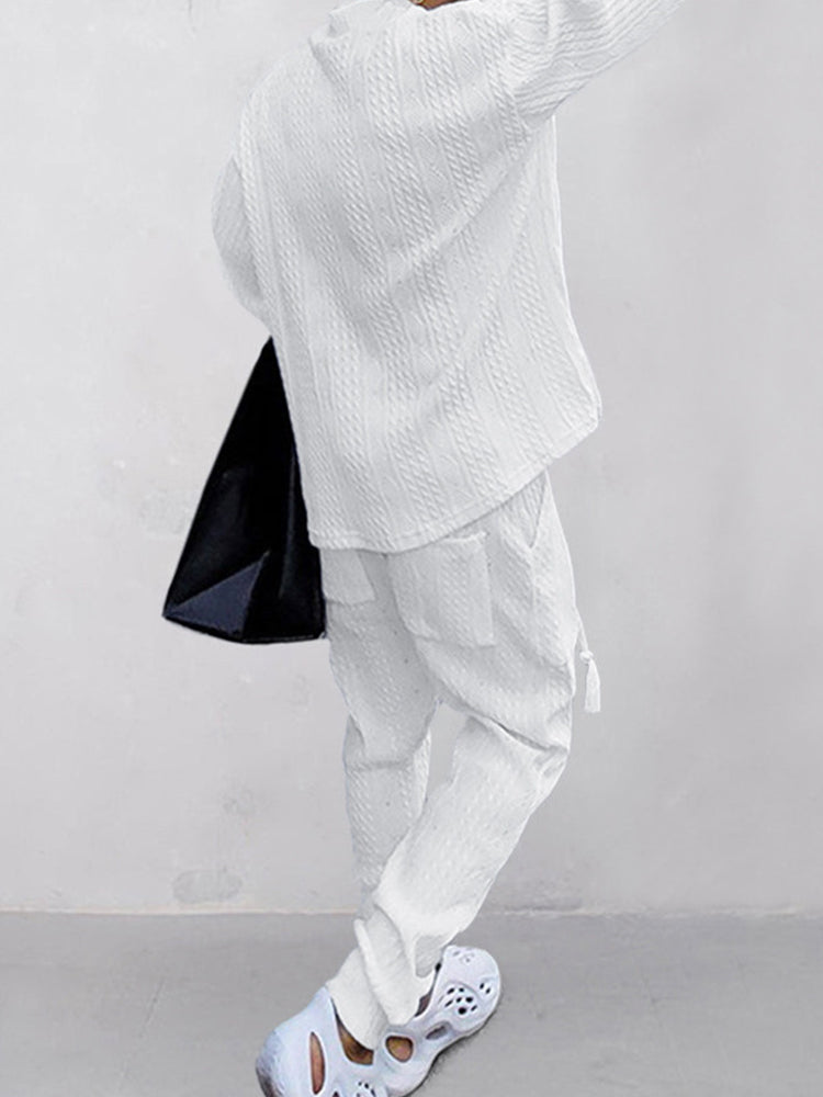 Athleisure Cable Jacquard szett