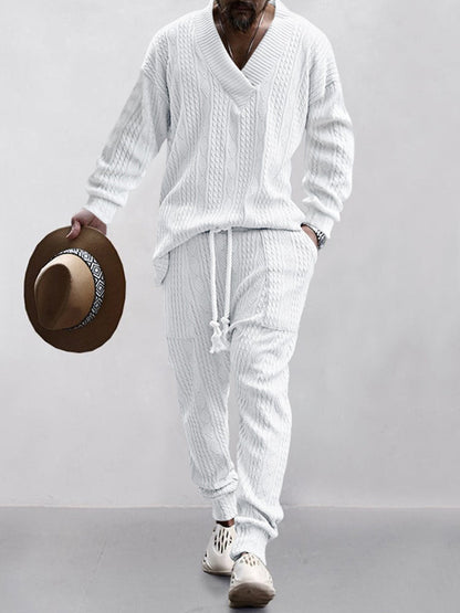 Athleisure Cable Jacquard szett